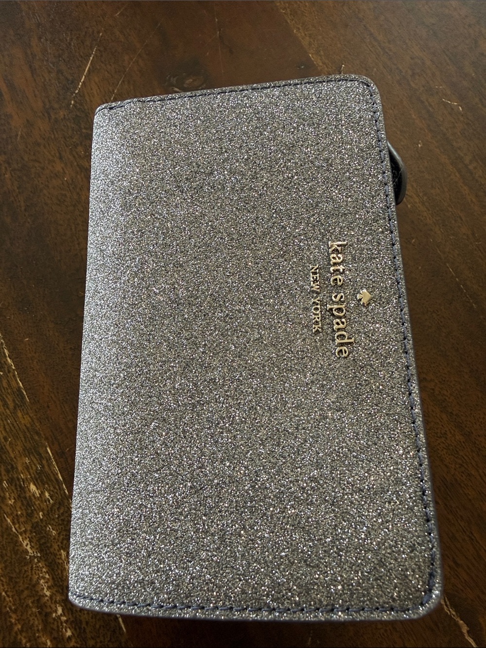kate spade Sparkle Glitter Tablet Folio in Silver